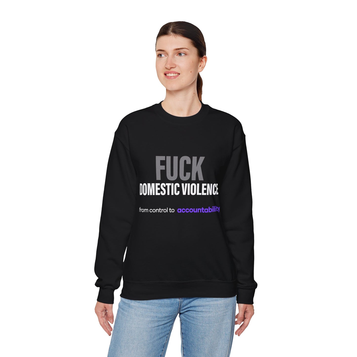FUCK Family Violence Sweatshirt · Break the Silence — Unfiltered