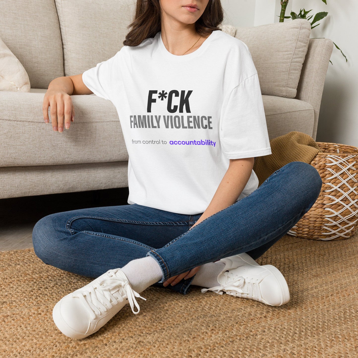 F*CK Family Violence Tee · Break the Silence int