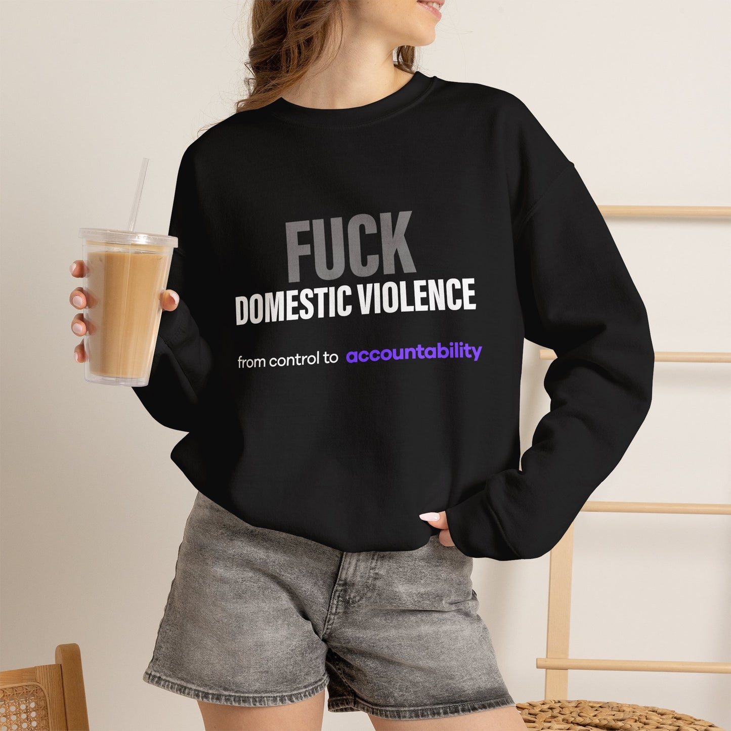 FUCK Family Violence Sweatshirt · Break the Silence — Unfiltered int