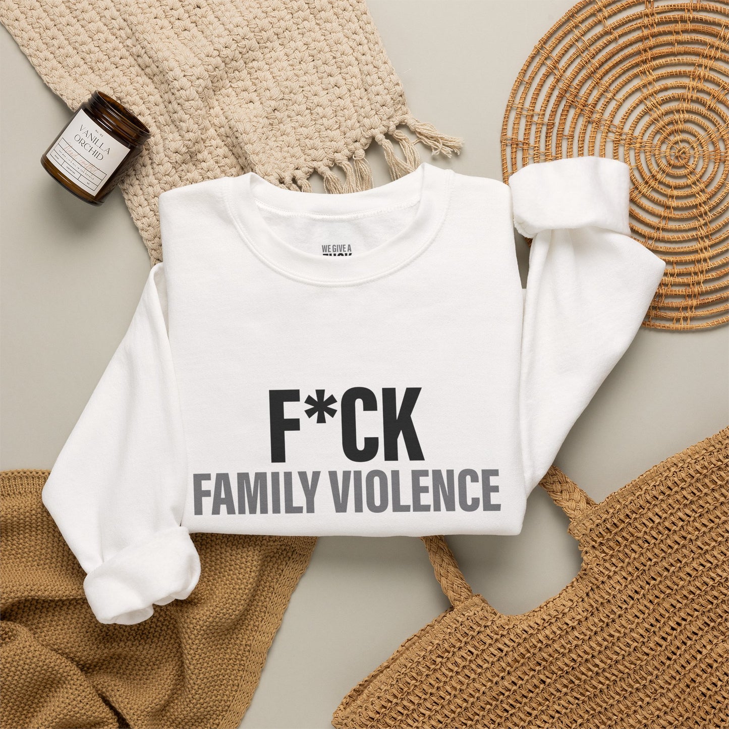 F*CK Family Violence Sweatshirt · Break the Silence int