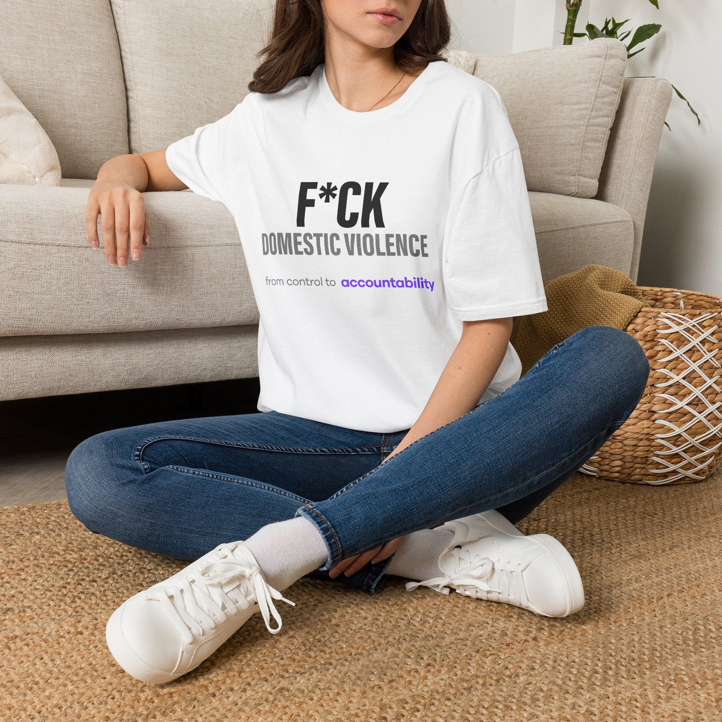 F*CK Domestic Violence Tee · Break the Silence int