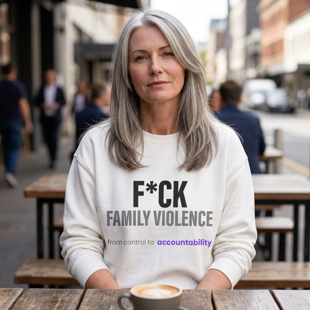 F*CK Family Violence Sweatshirt — Break the Silence