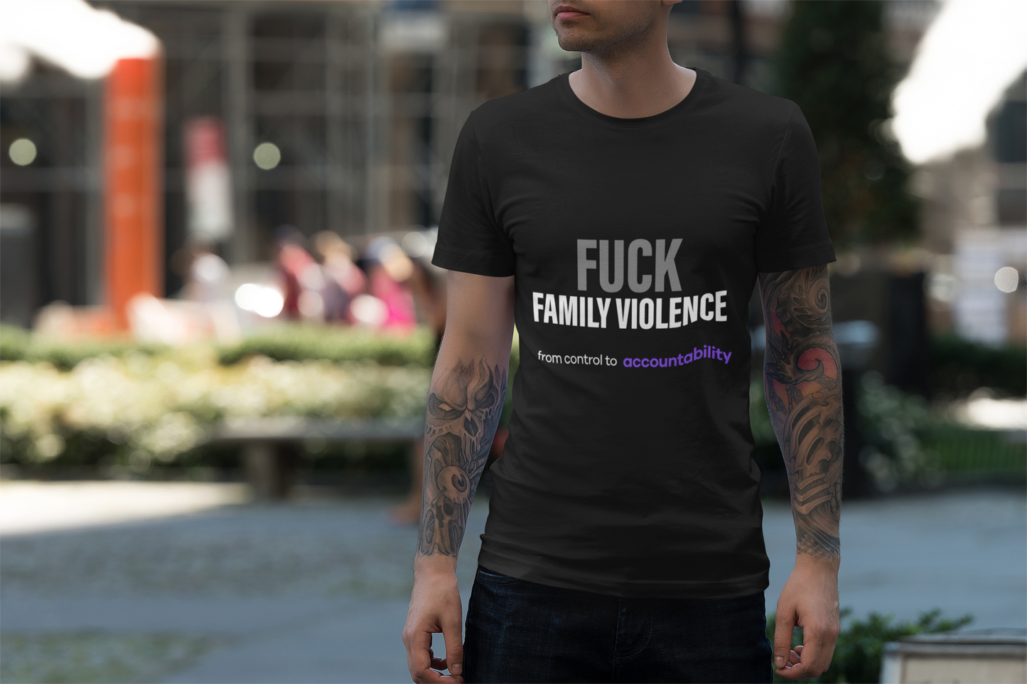 FUCK Family Violence Tee — Break the Silence
