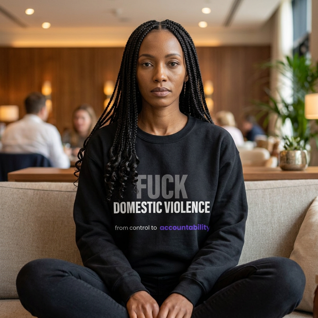 FUCK Family Violence Sweatshirt — Break the Silence