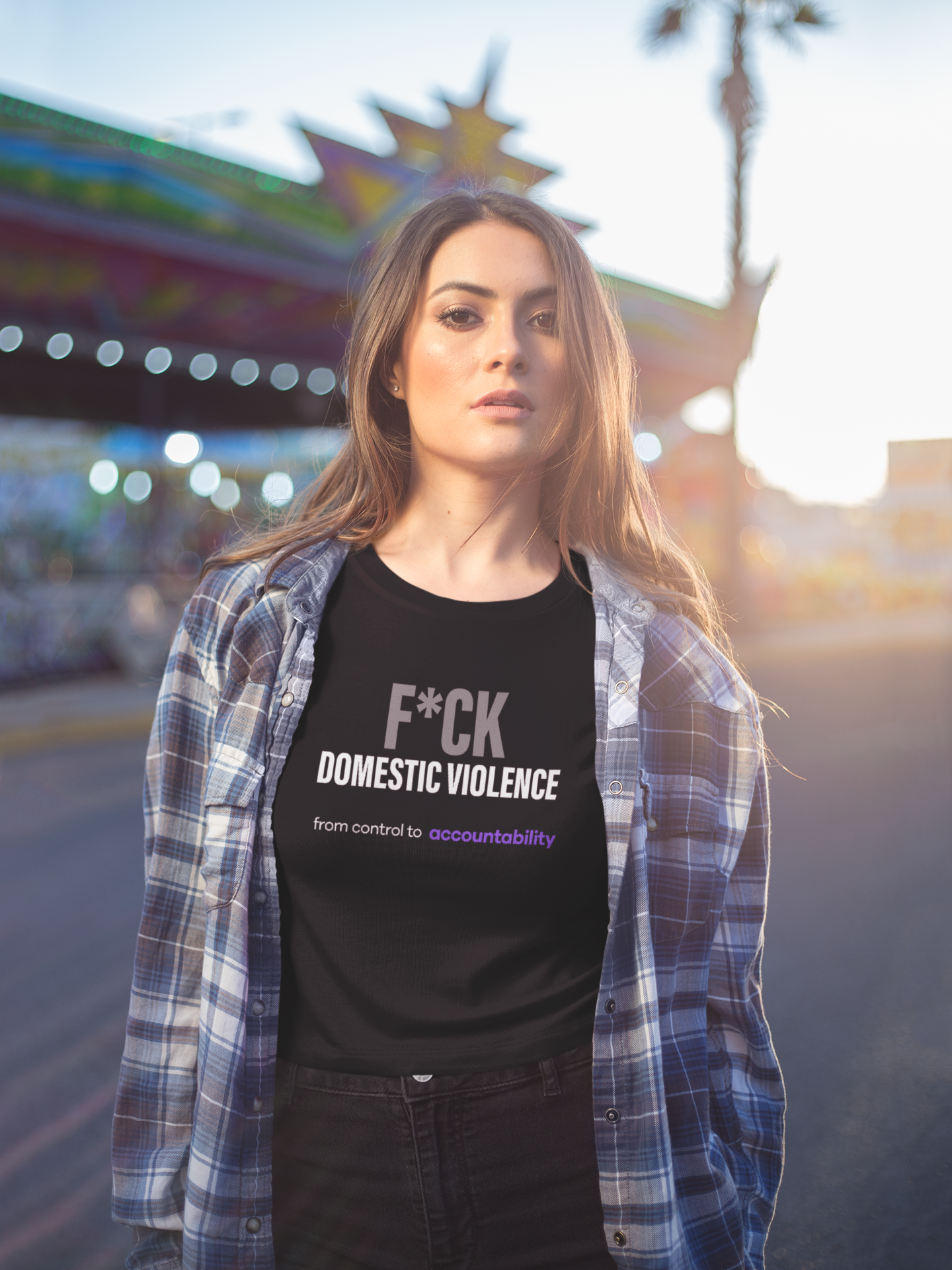 F*CK Domestic Violence Tee · Break the Silence int