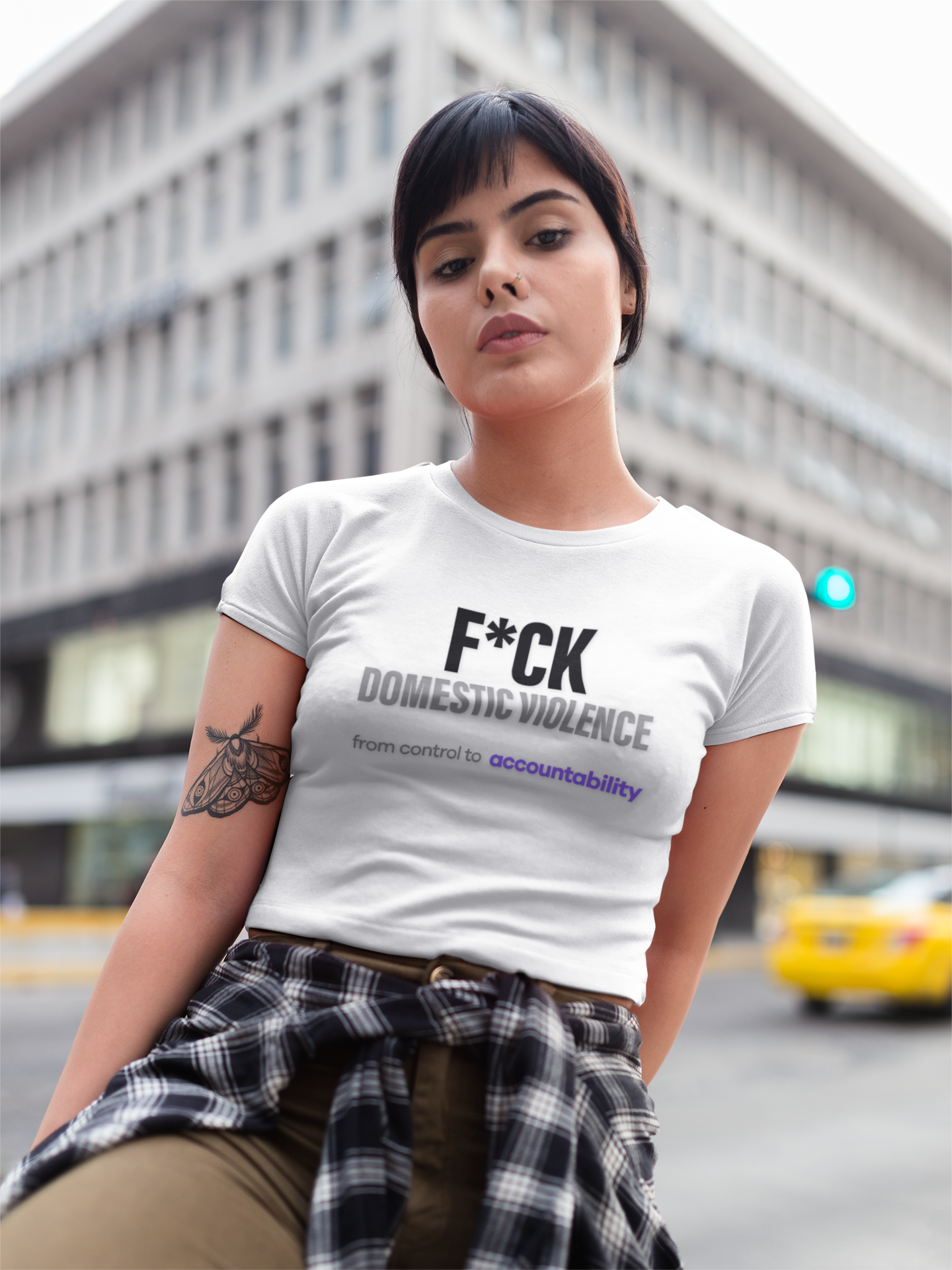 F*CK Domestic Violence Tee · Break the Silence int