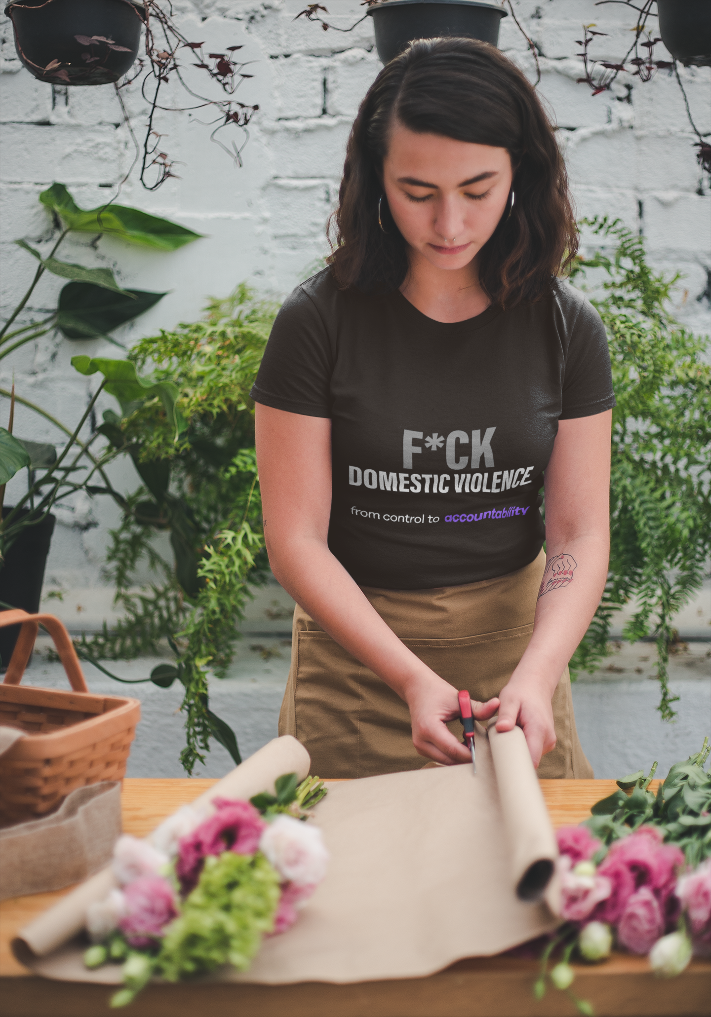 F*CK Domestic Violence Tee · Break the Silence int