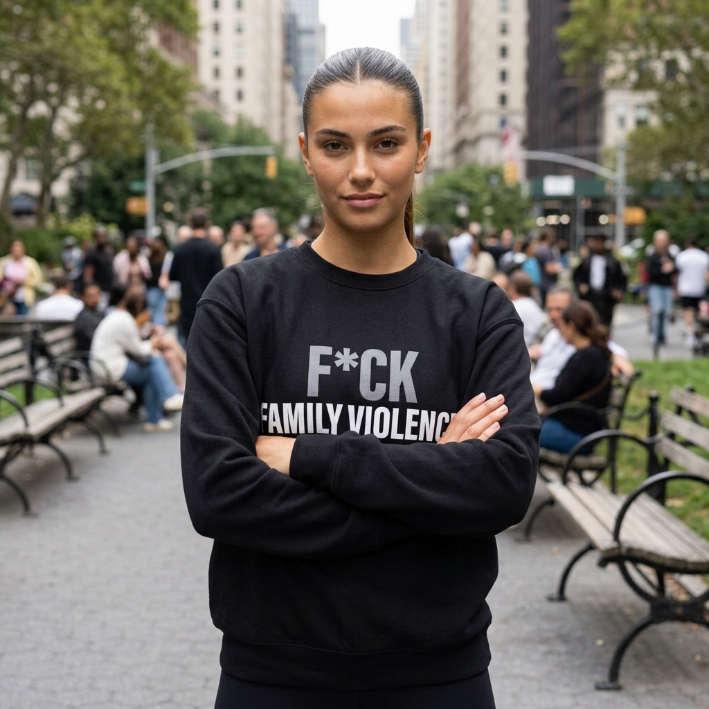 F*CK Family Violence Sweatshirt · Break the Silence int