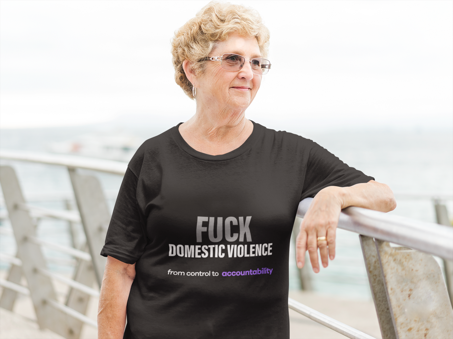 FUCK Domestic Violence Tee · Break the Silence — Unfiltered int