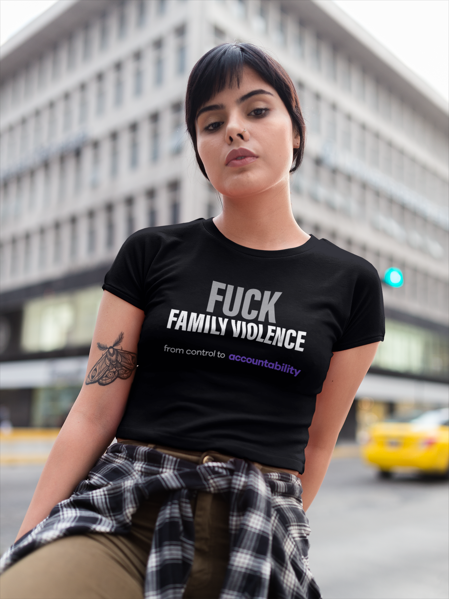FUCK Family Violence Tee · Break the Silence — Unfiltered int