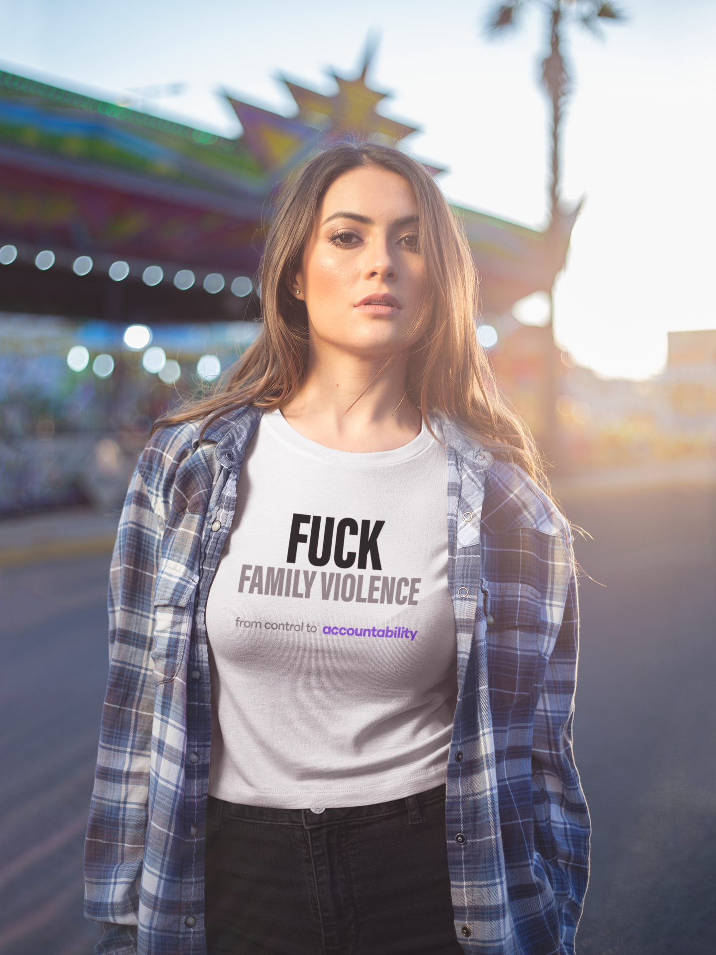 FUCK Family Violence Tee · Break the Silence — Unfiltered int