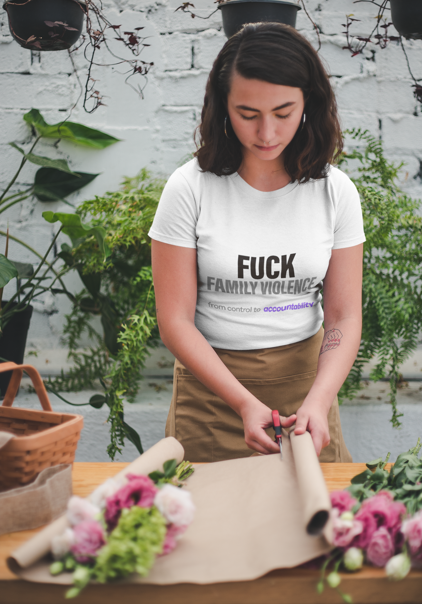 FUCK Family Violence Tee · Break the Silence — Unfiltered int