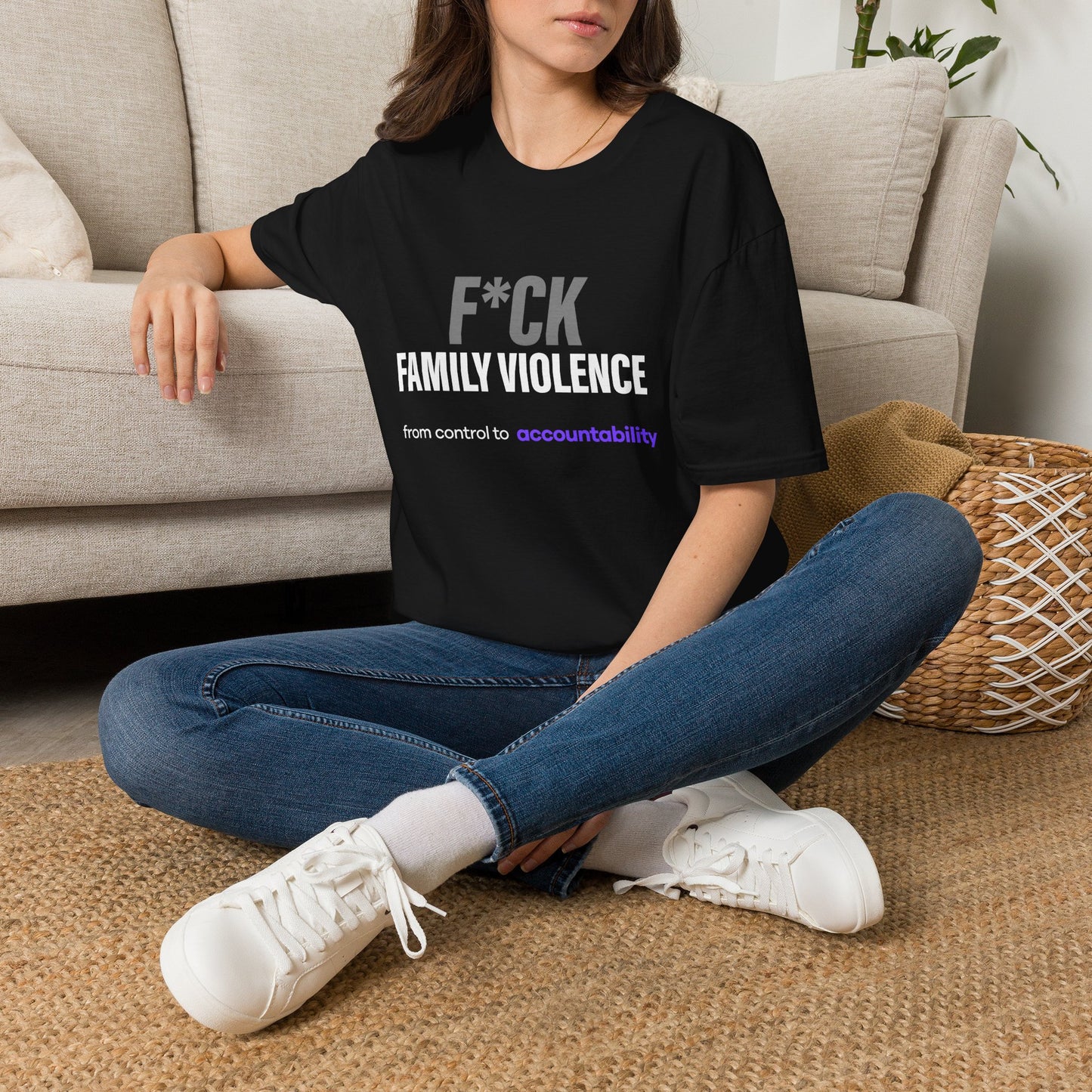 F*CK Family Violence Tee · Break the Silence int