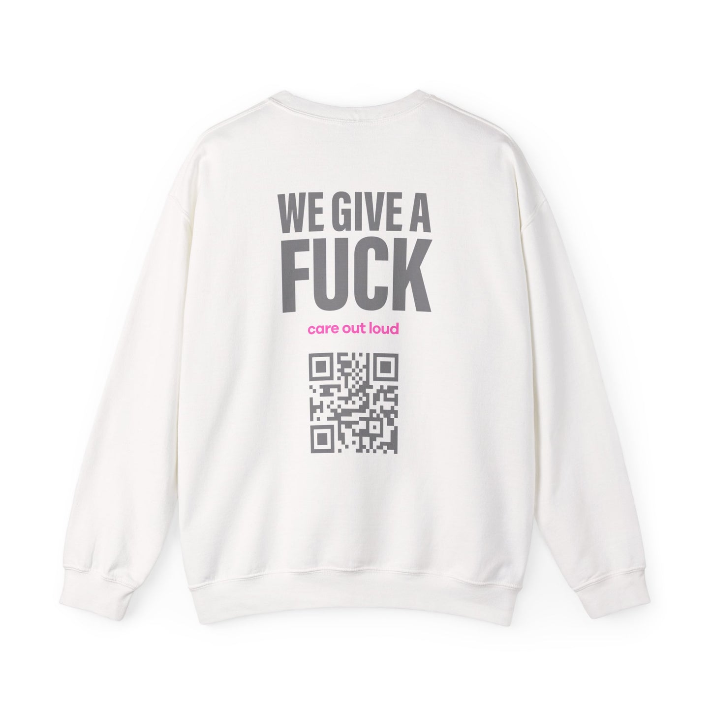 Anti-Domestic Violence Crewneck Sweatshirt — "Fuck Domestic Violence" Advocacy Pullover