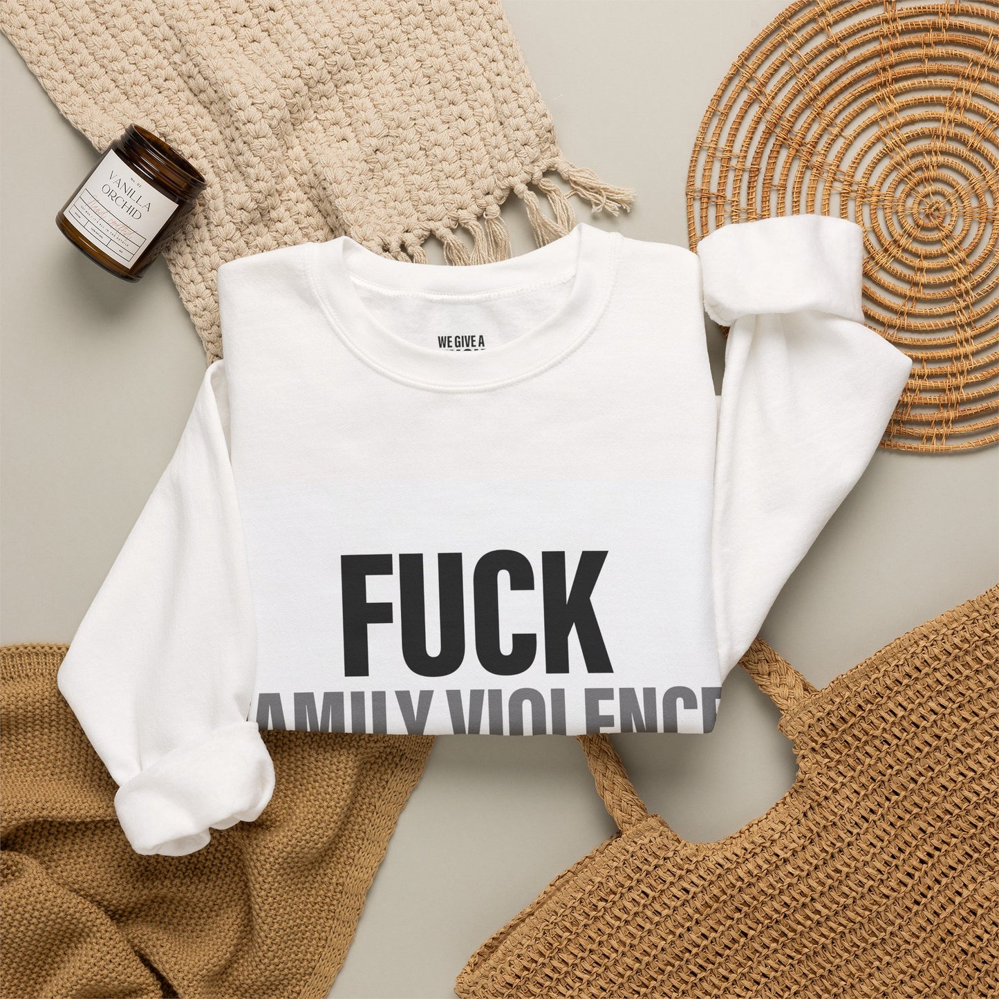 FUCK Family Violence Sweatshirt · Break the Silence — Unfiltered