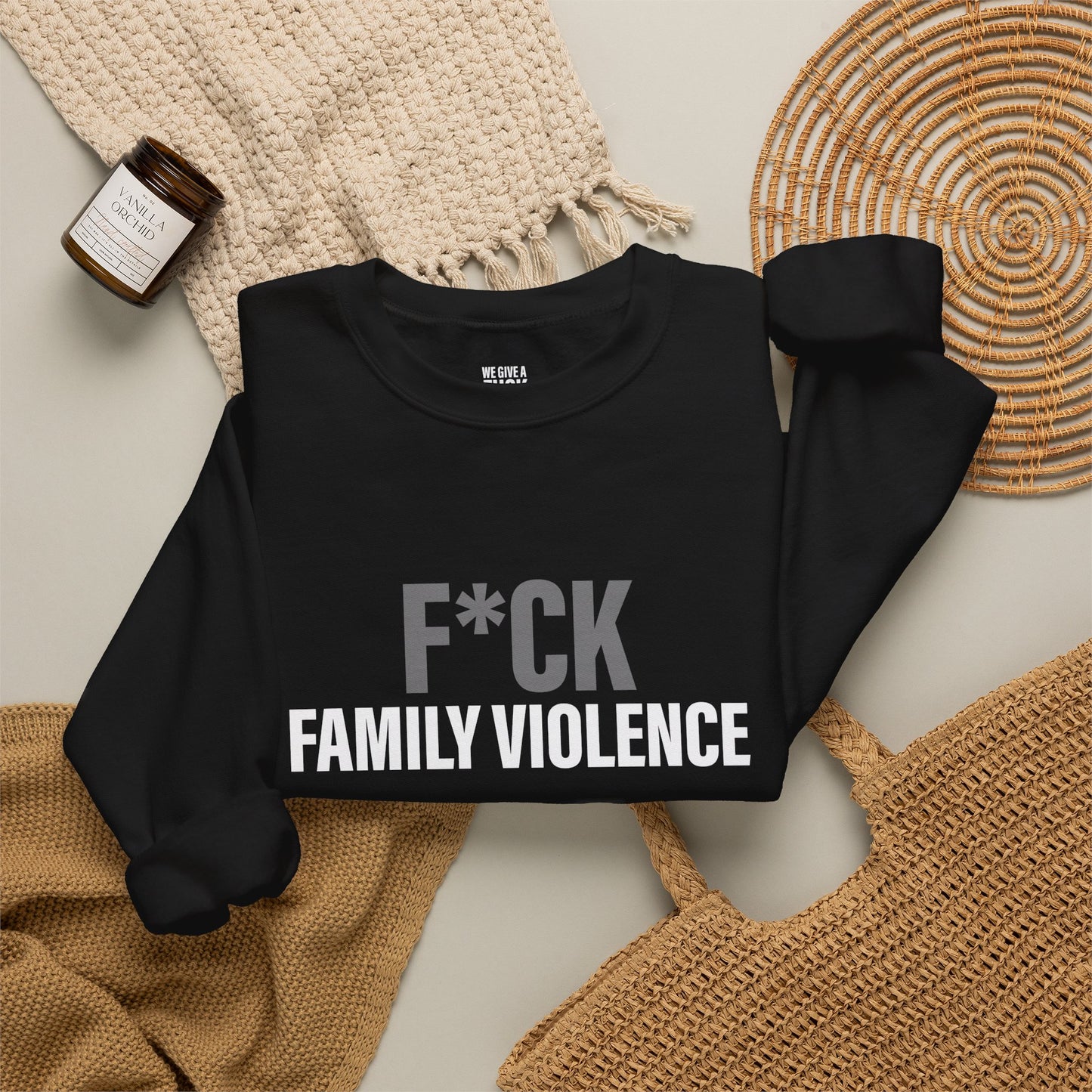 F*CK Family Violence Sweatshirt · Break the Silence int