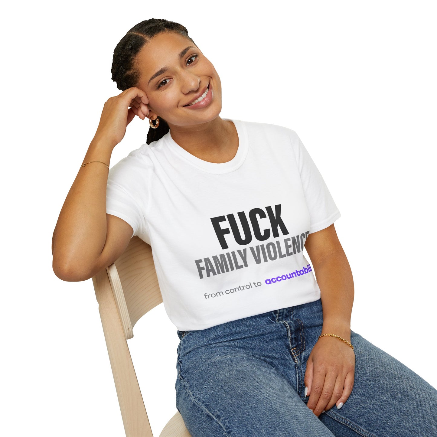 FUCK FAMILY VIOLENCE LOUD Tee